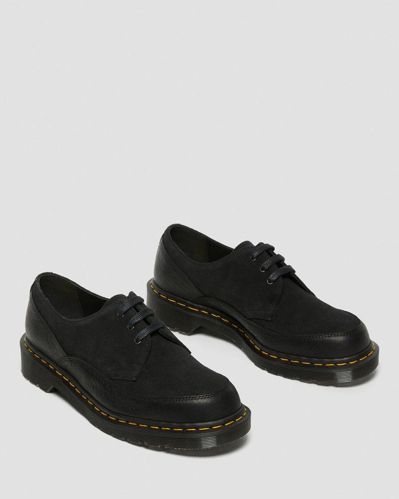 Dr Martens 1461 Guard Made in England Leren Veterschoenen Heren Zwart | NL 234DFM